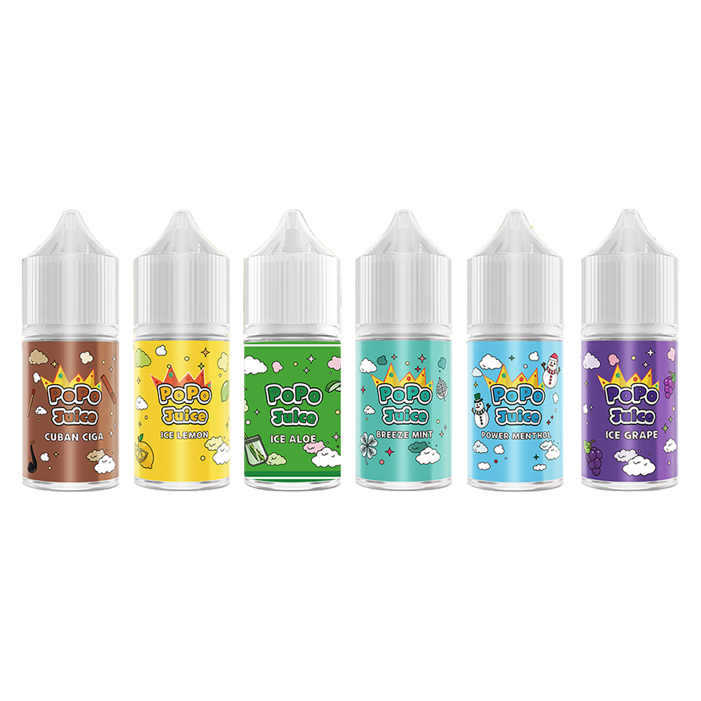 ★3+1★ [무니코틴] 프라임 포포쥬스 6가지 맛 입호흡 액상 30ml